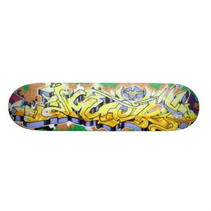Skates Amuck abstratos da parede dos grafites