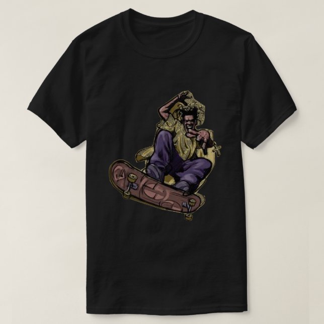 Skating Dread Man T-Shirt (Frente do Design)
