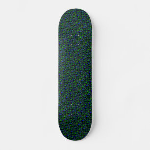 Skau grün Psycho Muster Skateboard