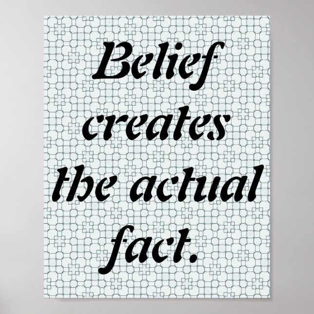 Skaymarts | A Crença Cria O Poster De Fato Efetivo (Frente)