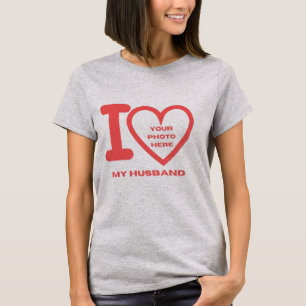 SKAYMARTS Adoro a minha camiseta fotográfica do