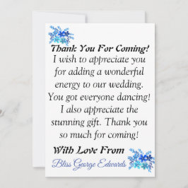 Skaymarts | Estonteante Cartão de Agradecimento po