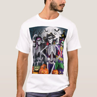 Skeleton Dance Off Halloween T-Shirt