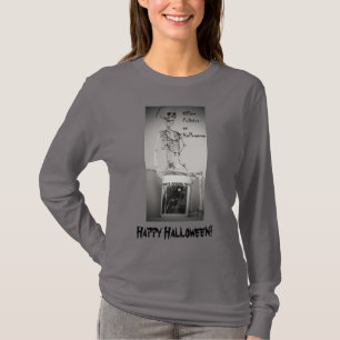 Skeleton do Halloween Café Break Mulheres T-Shirt