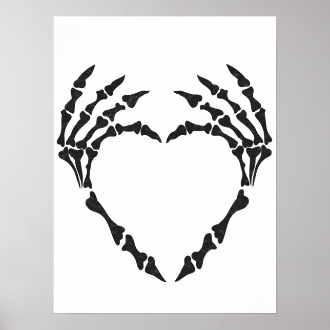 Skeleton Heart Poster (Frente)