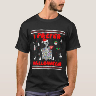 Skeleton, prefiro o suéter de Natal feio