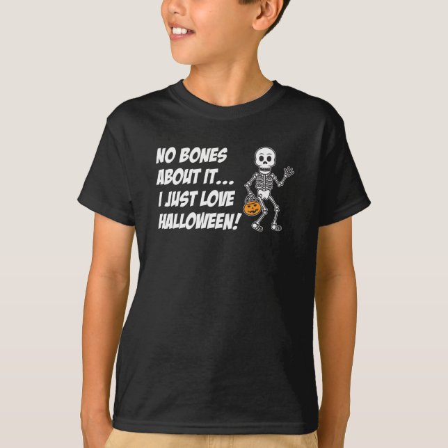 Skeleton Pun T-Shirt (Frente)