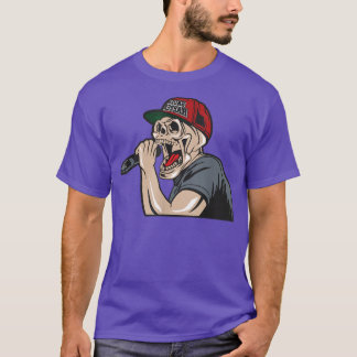 Skeleton Rapper Rapper T-Shirt