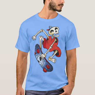Skeleton Skateboard T-Shirt