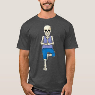 Skeleton Yoga Stretching exercise Fitness T-Shirt