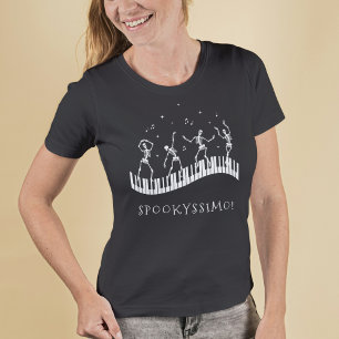Skeletons de Halloween Spooky Teacher T-Shirt