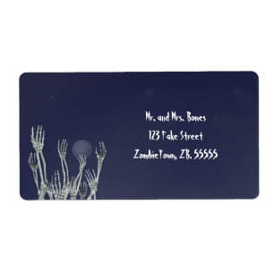 Skeletons - Etiquetas do Dia das Bruxas