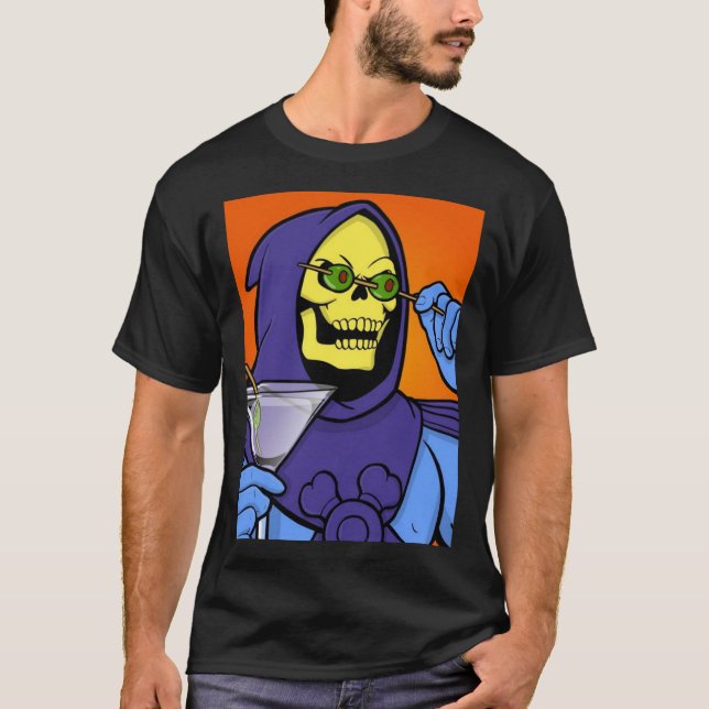 Skeletor de Partido Clássico T-Shirt (Frente)