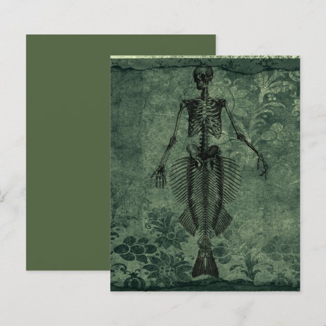 Skelton Scrapbook Paper (Frente/Verso)