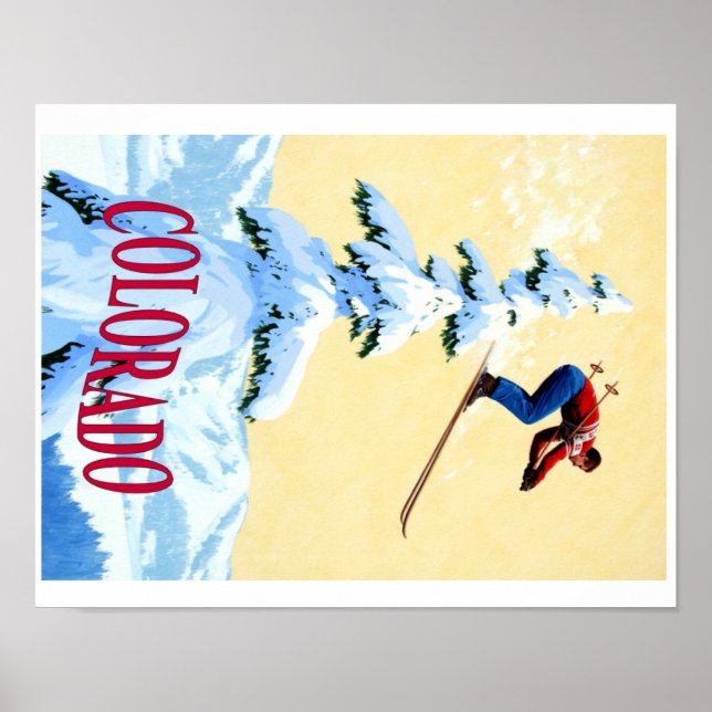 SKI COLORADO POSTER (Frente)