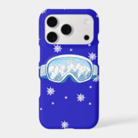 Ski Goggles Snowflake Dance