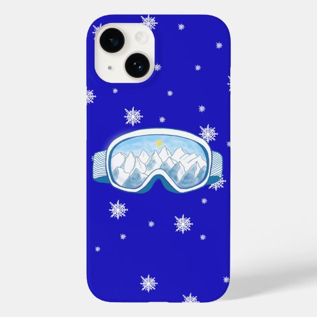 Ski Goggles Snowflake Dance (Verso)
