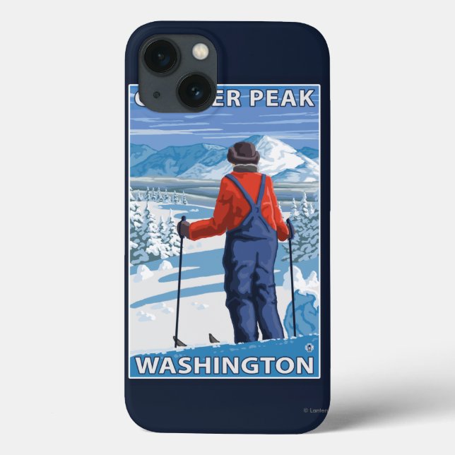 Skier Adminning - Glacier Peak, Washington (Verso)