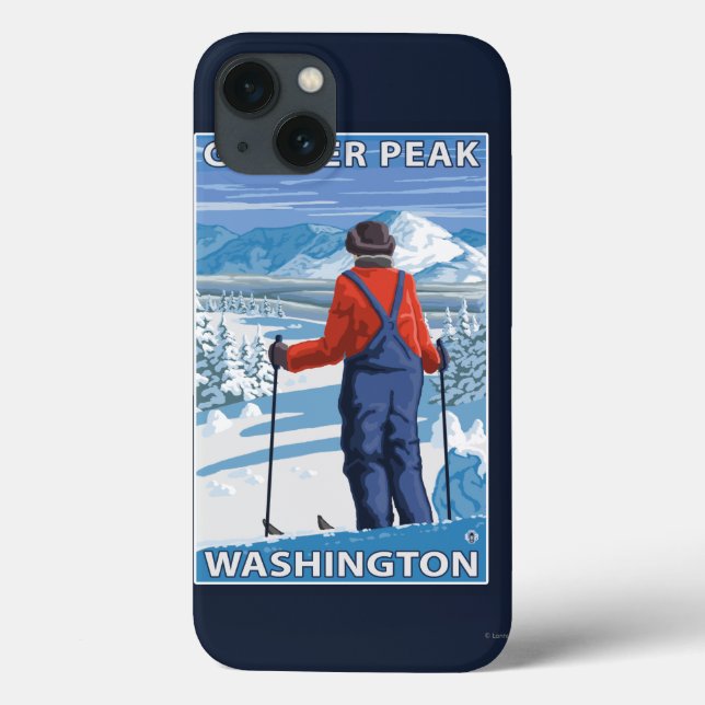 Skier Adminning - Glacier Peak, Washington (Verso)