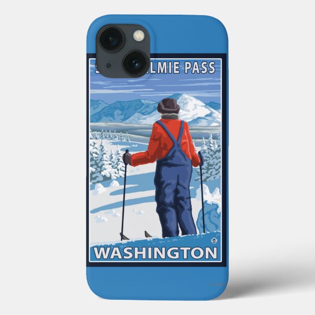 Skier Adminning - Snoqualmie Pass, Washington (Verso)