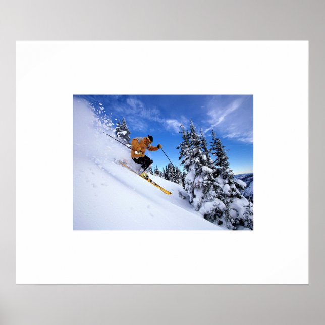 Skier Poster (Frente)