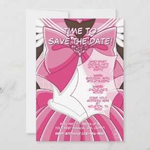 [SKIII] Convite de Aniversário de Menina Mágica Ro
