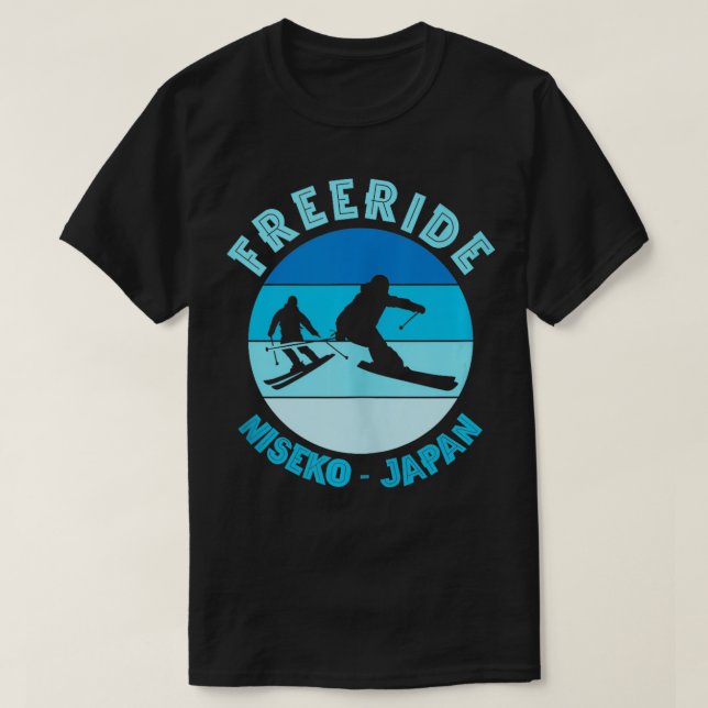 Skiing Niseko Japão Freeride Tank Top (Frente do Design)