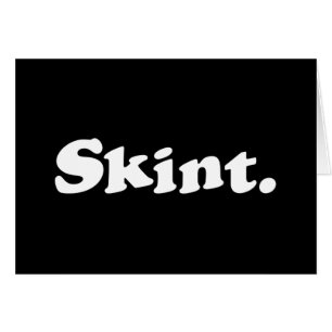 Skint. Cartão