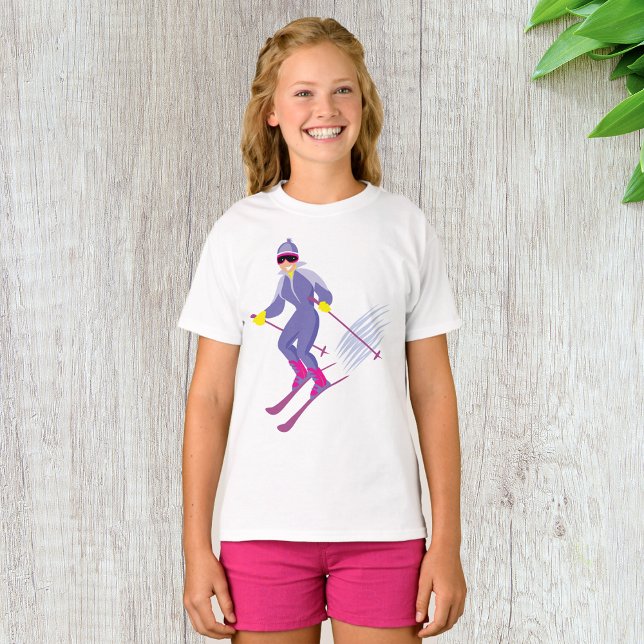 Skiting Girls T-Shirt (Criador carregado)