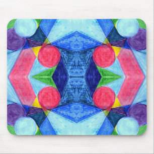 Skittles Geométrico Mousepad