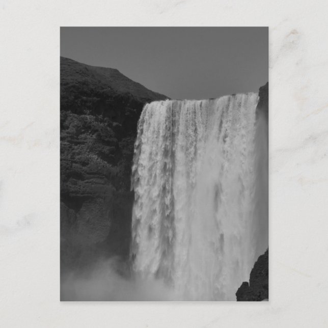 SkogafosWaterfall Islândia Cartão postal (Frente)