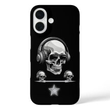 Skull Beats MagSafe iPhone 16 Fone Gótico