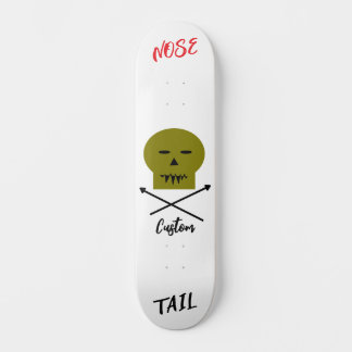 Skull e Cross deck Skateboard personalizáveis