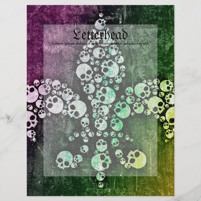 Skull Fleur De Lis (Frente)