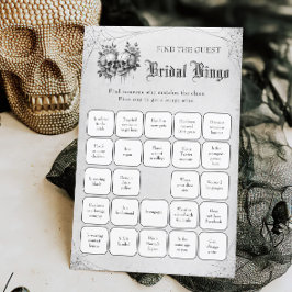 Skull Halloween Encontra o Jogo de Bingo de Noivad