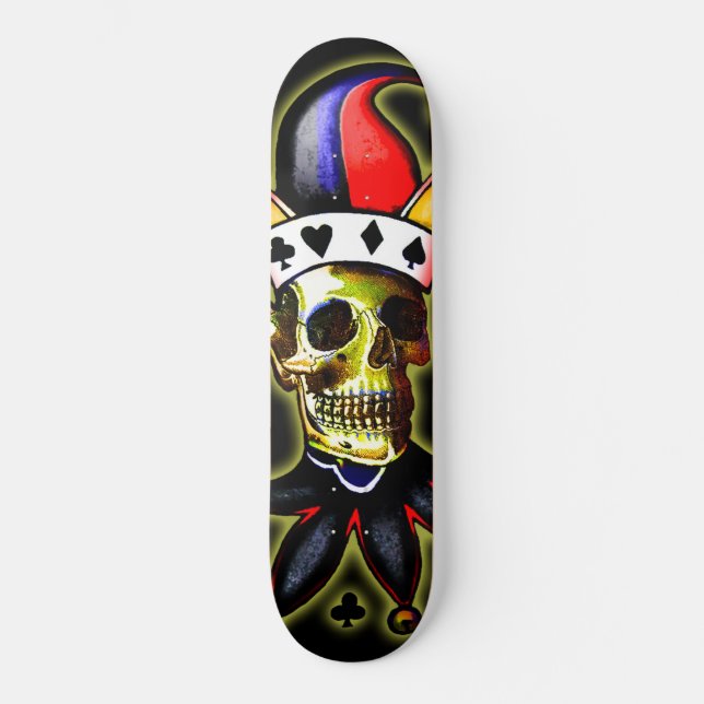 Skull Jester Skateboard (Frente)