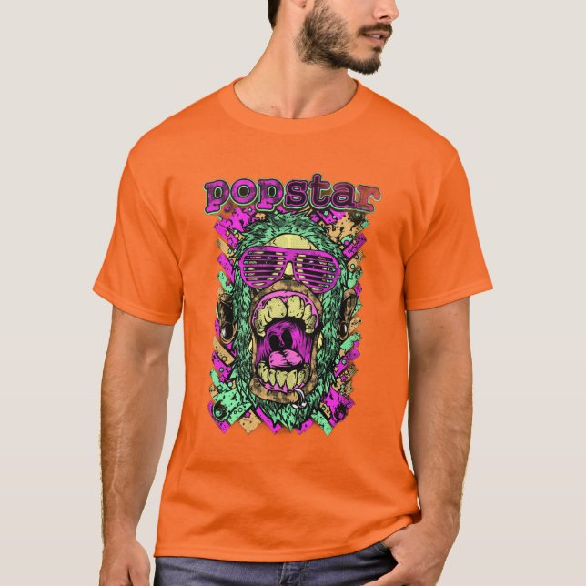 Skull Pop Star T-Shirt (Frente)