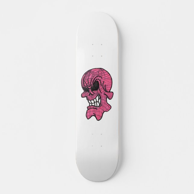 Skull skate rosa (Frente)