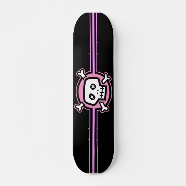 Skull skate rosa (Frente)