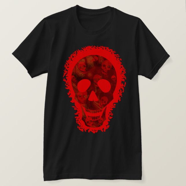 Skull Specters Big Skull Red t-shirt (Frente do Design)