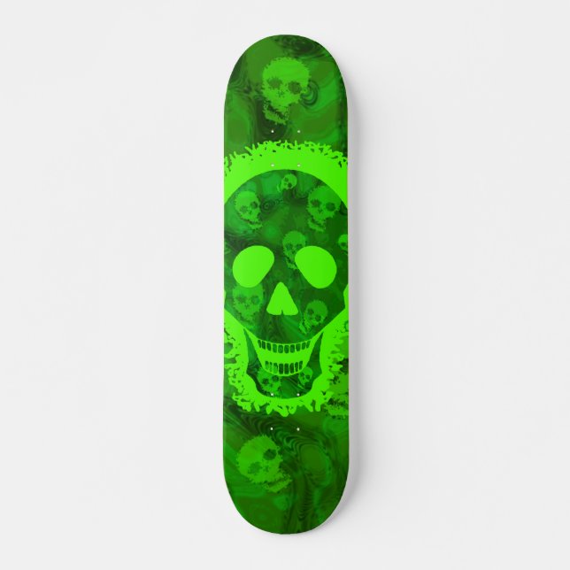 Skull Specters grande skull skateboard (Frente)