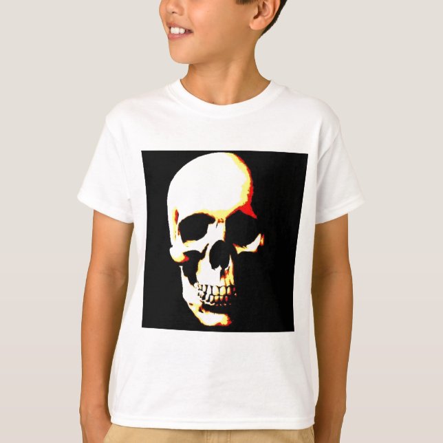 Skull T-Shirts Fantasy Art Rock Punk (Frente)