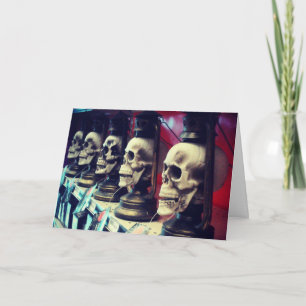 "Skullanterns" Cartão de Hallowe'en
