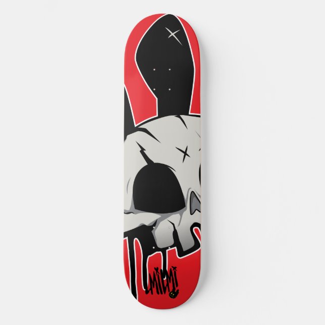 skullbunny Skateboard (Frente)