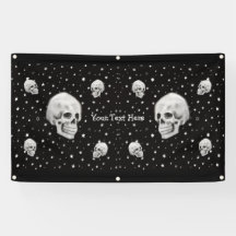 Skulls and Stars Trendy Gótica Art