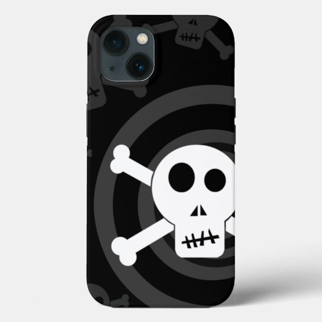 =[ Skulls & Crossbones ]= capas de iphone OtterBox (Verso)