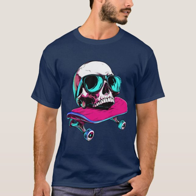 Skulls skate - T-Shirt 1990er (Frente)