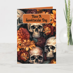 Skulls Spooktaculares, Cartão de Saudação Dobrado