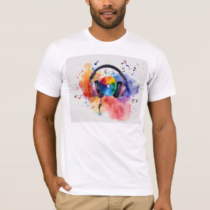 Sky Beats: DJ na Design das Nuvens de Camisas T