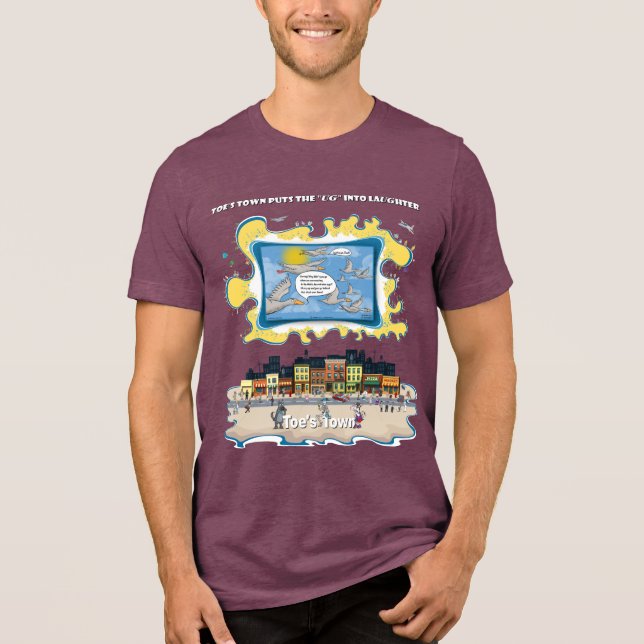 Sky Dumping | Camiseta Tri-Blend do Dia dos Pais (Frente)